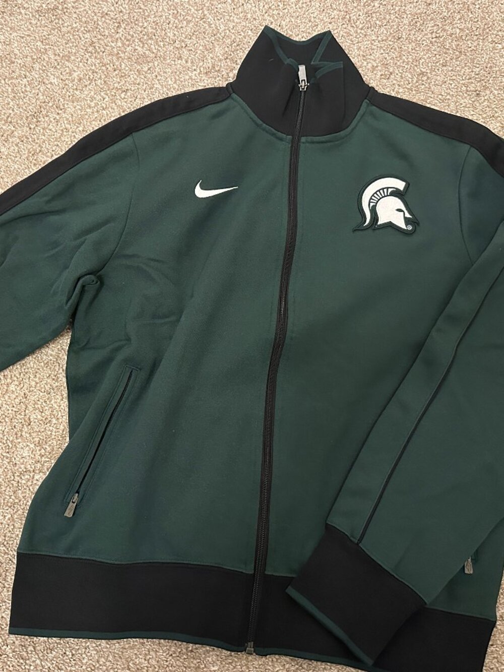 Nike N98 Jacket Michigan State University Spartan Large